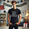 Unisex 18 Years, Days, Weeks, Hours, Minutes, Seconds T Shirt