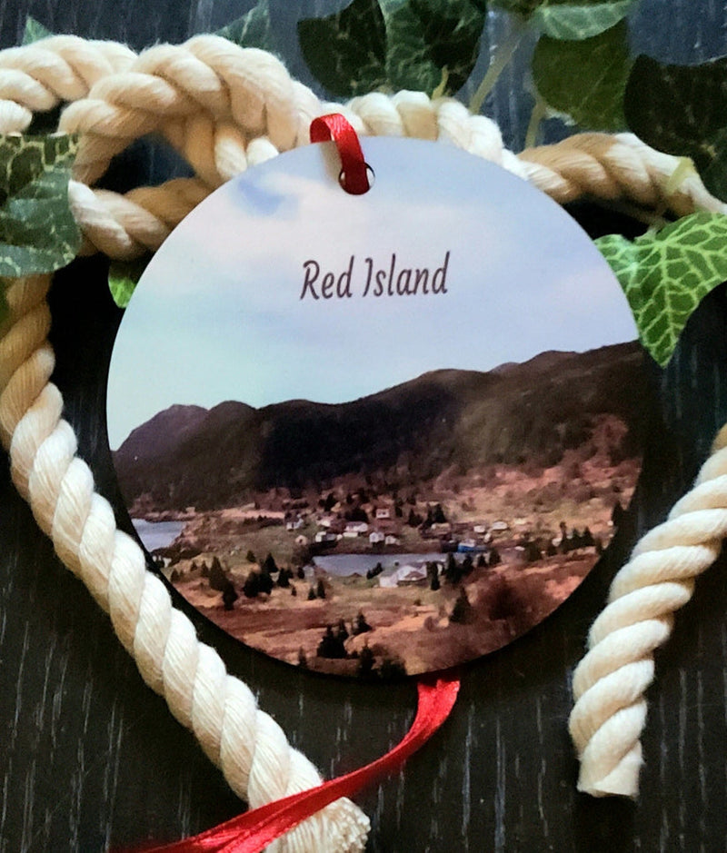 Red Island Tree Ornament