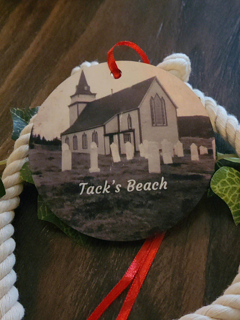 Tacks Beach Tree Ornament