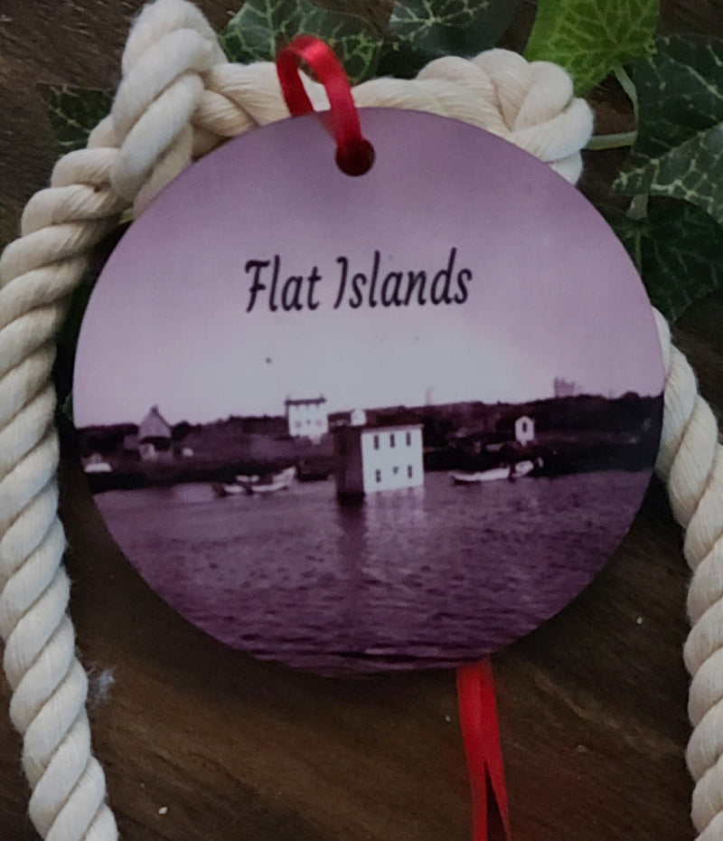 Flat Islands Tree Ornament