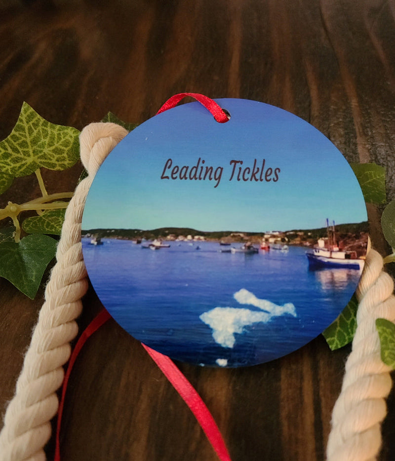 Leading Tickles Tree Ornament