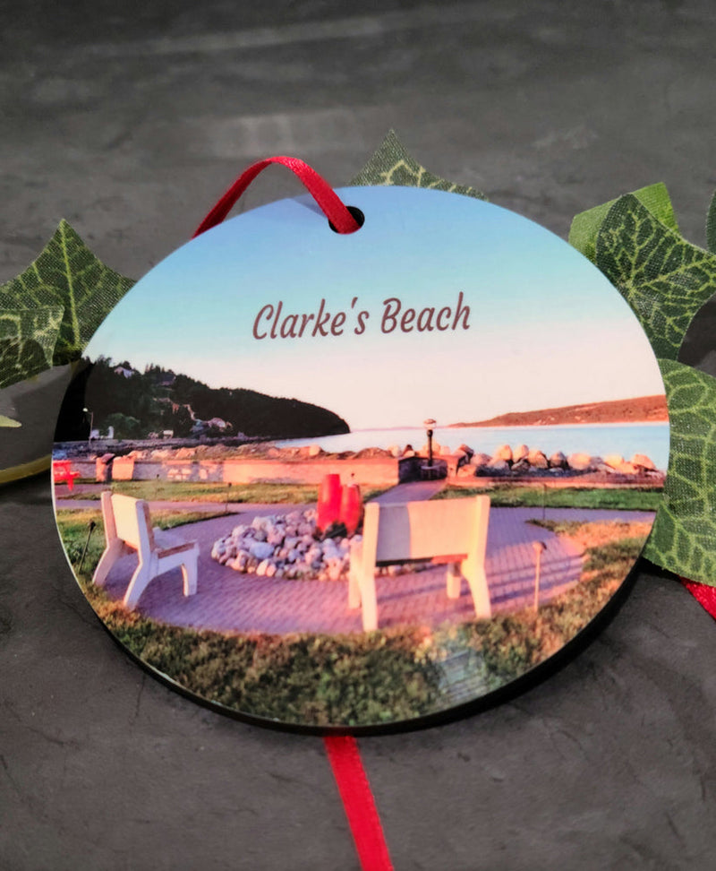 Clarke's Beach  Tree Ornament