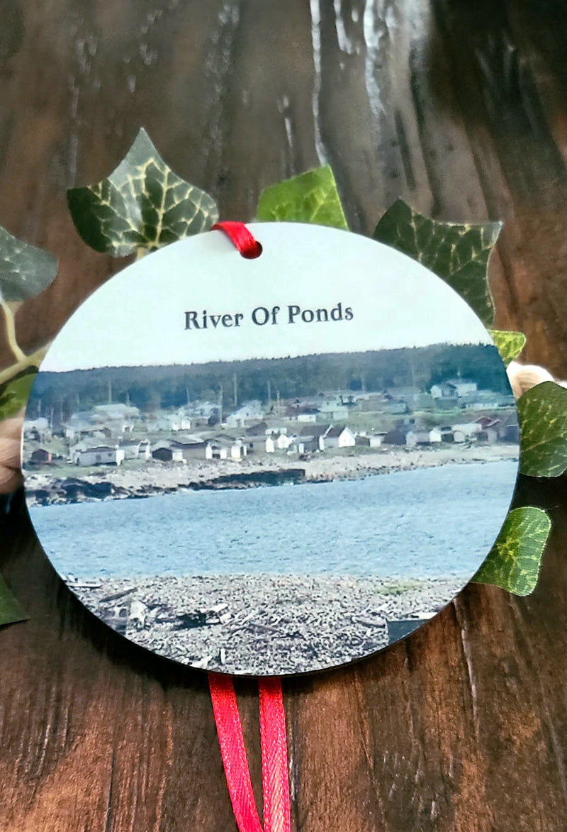 River OF Ponds Tree Ornament