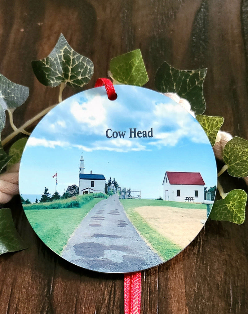 Cow Head Tree Ornament