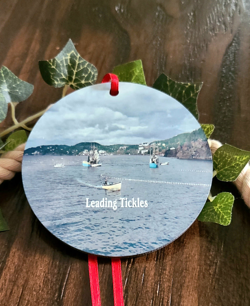 Leading Tickles Tree Ornament