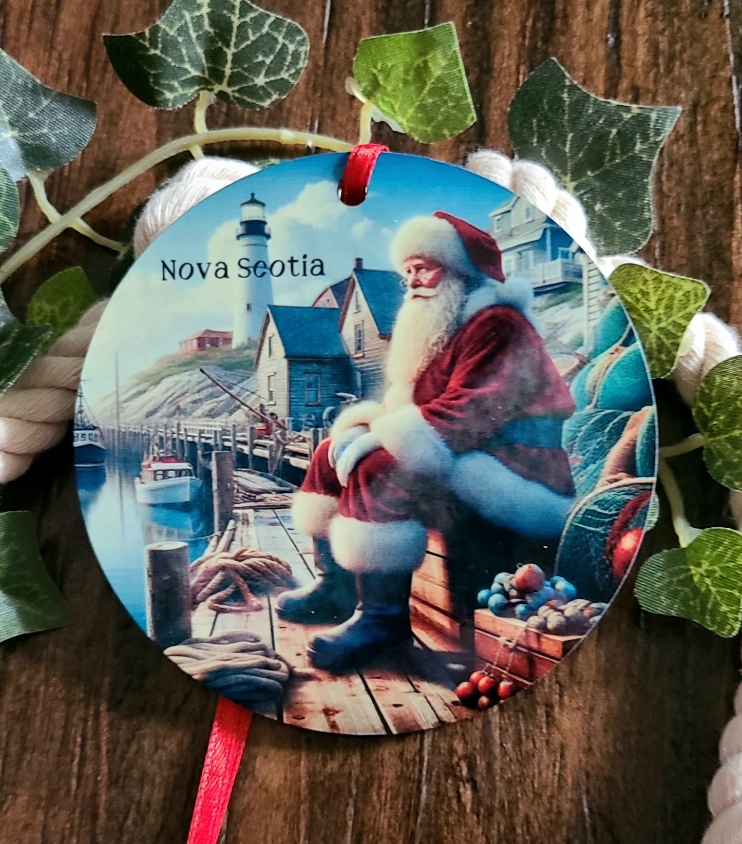 Nova Scotia Santa Tree Ornament