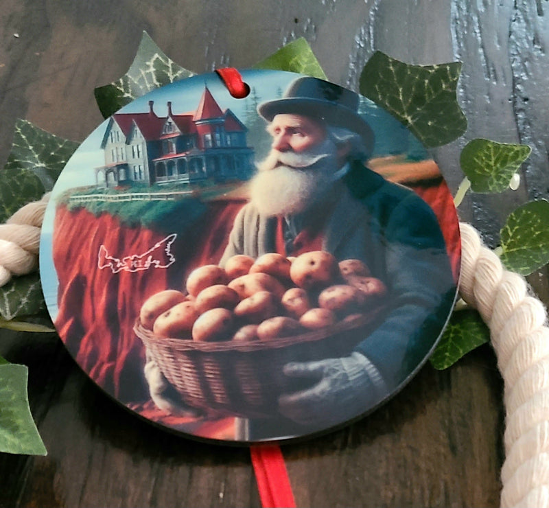 Prince Edward Island Santa Tree Ornament