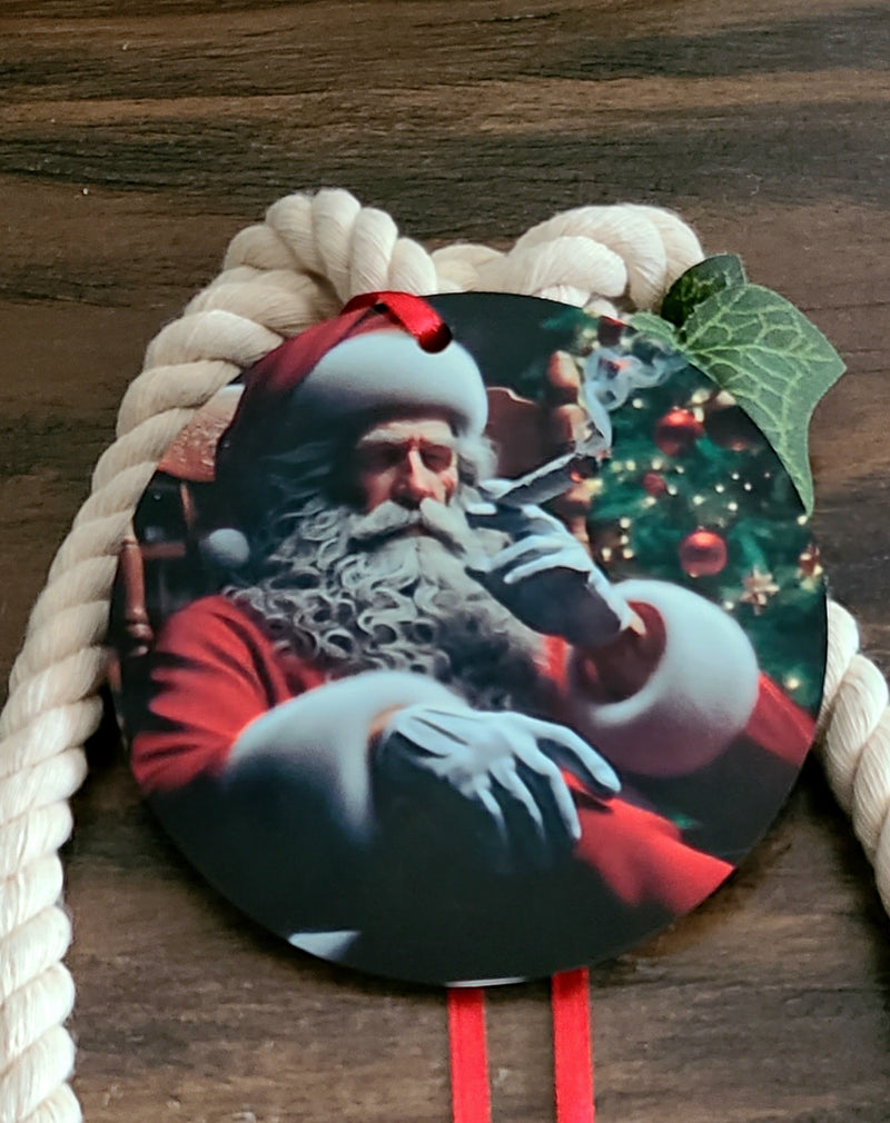 The Chill Bad Santa Tree Ornament