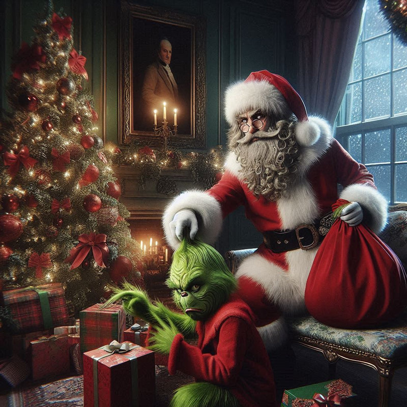 Santa & The Grinch