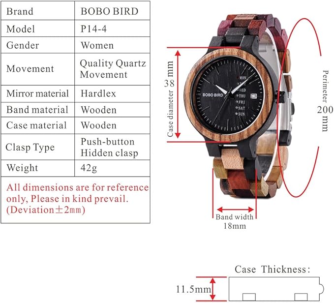 Women Wood Watch