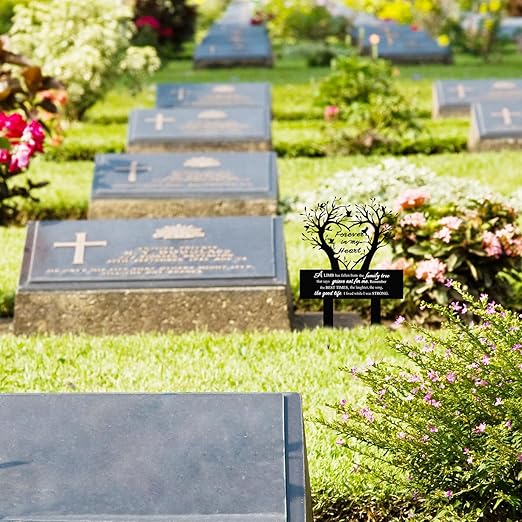 Metal Memorial Grave Marker