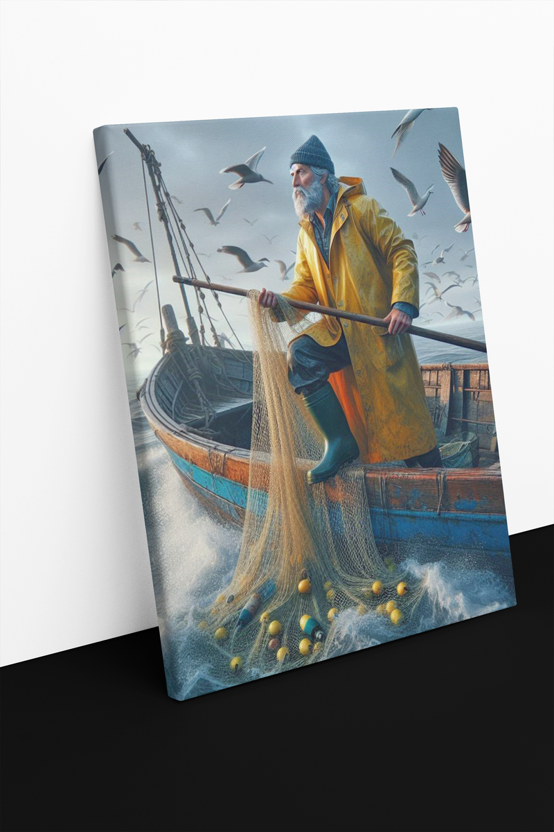 A Fisherman's Haven Canvas Print