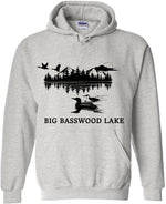 Unisex Big Basswood Lake Hoodie