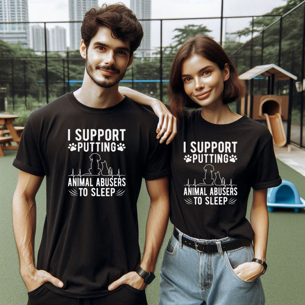 "Stand Up Against Animal Cruelty" T Shirt