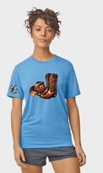 Unisex Cowboy Boots & Hat T Shirt