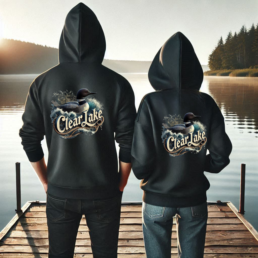 Clear Lake Unisex Dtf Hoodie