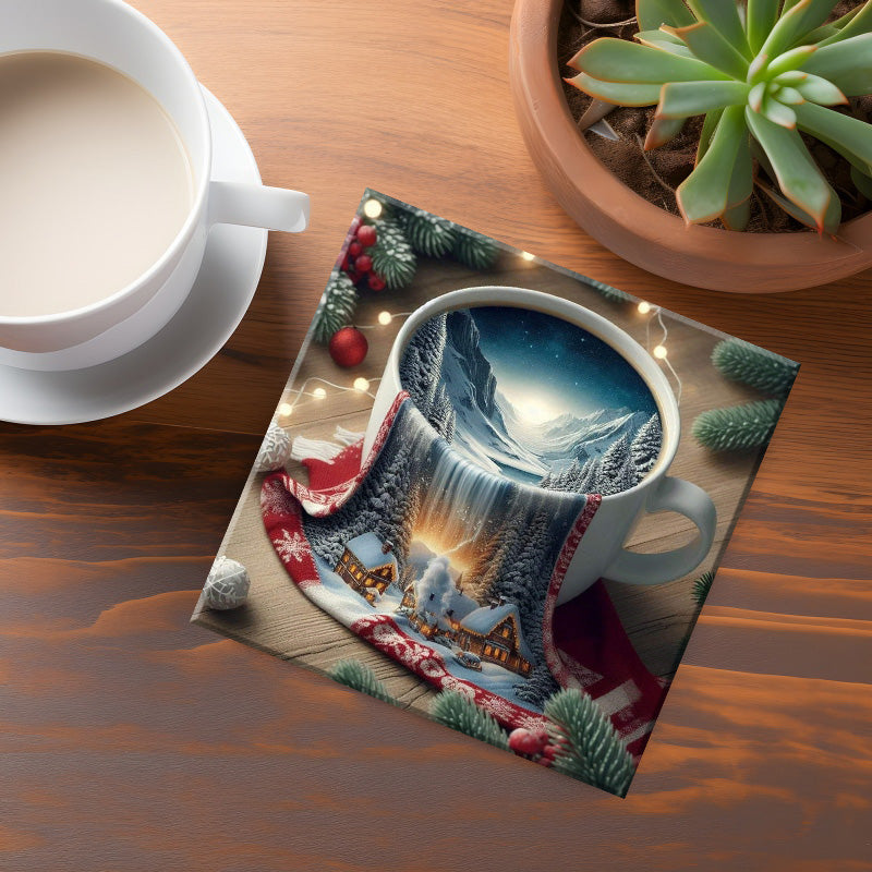 Scenic Christmas Coaster