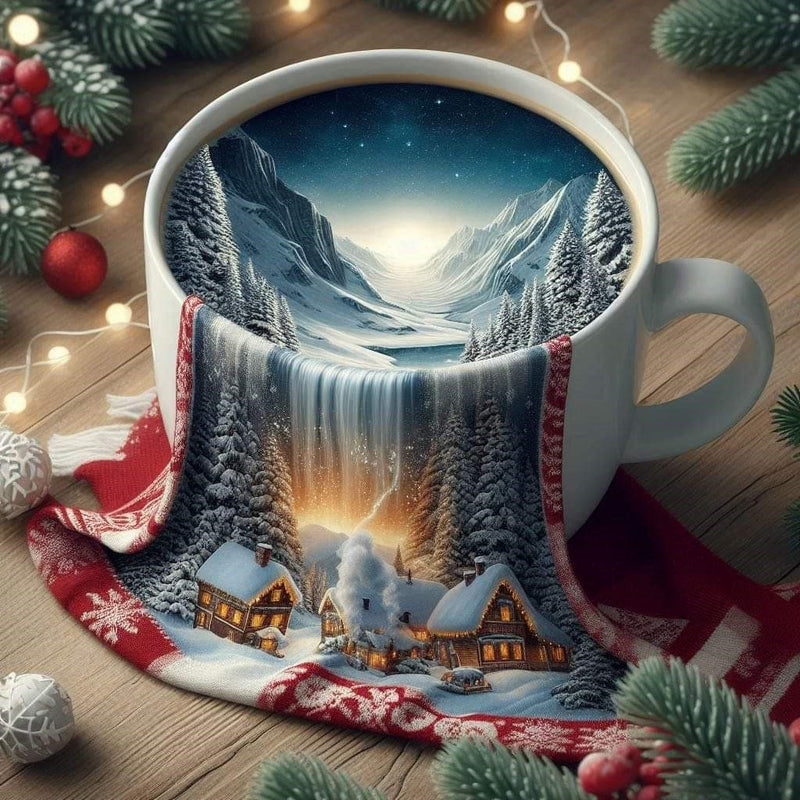 Scenic Christmas Coaster