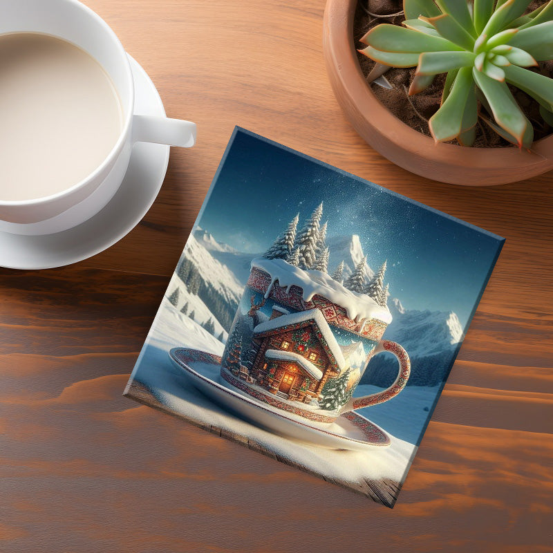 Scenic Christmas Coaster