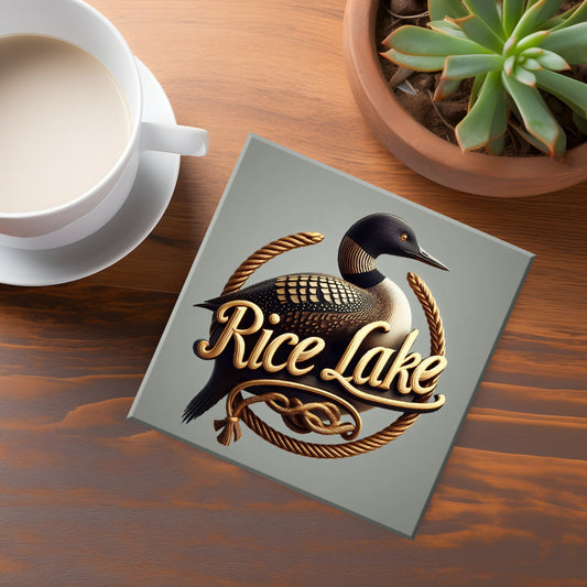 Rice Lake Loon Coaster