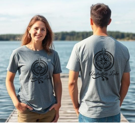 Anstruther Lake Unisex Compass T Shirt