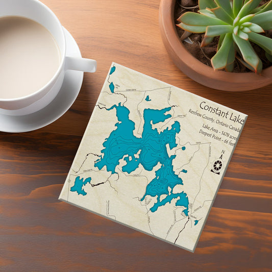 Constant Lake Map Coaster