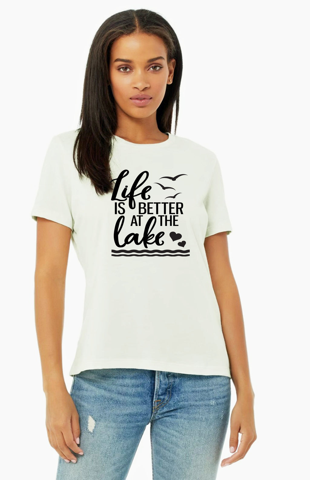 Ladies Life Is Better At The Lake T Shirt