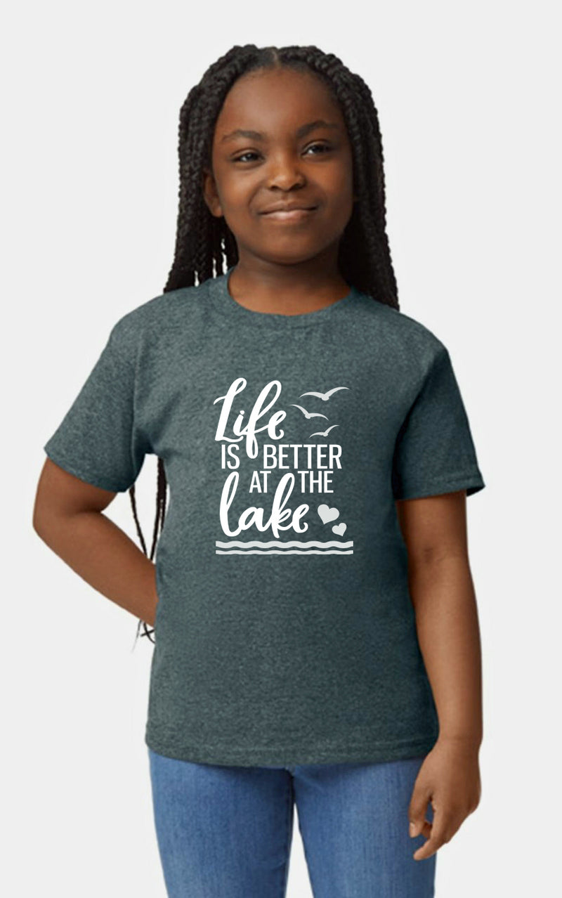 Unisex Youth Life Is Better At The Lake T Shirt