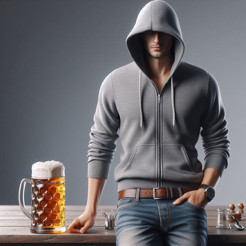 I Need Beer Zip Up Hoodie