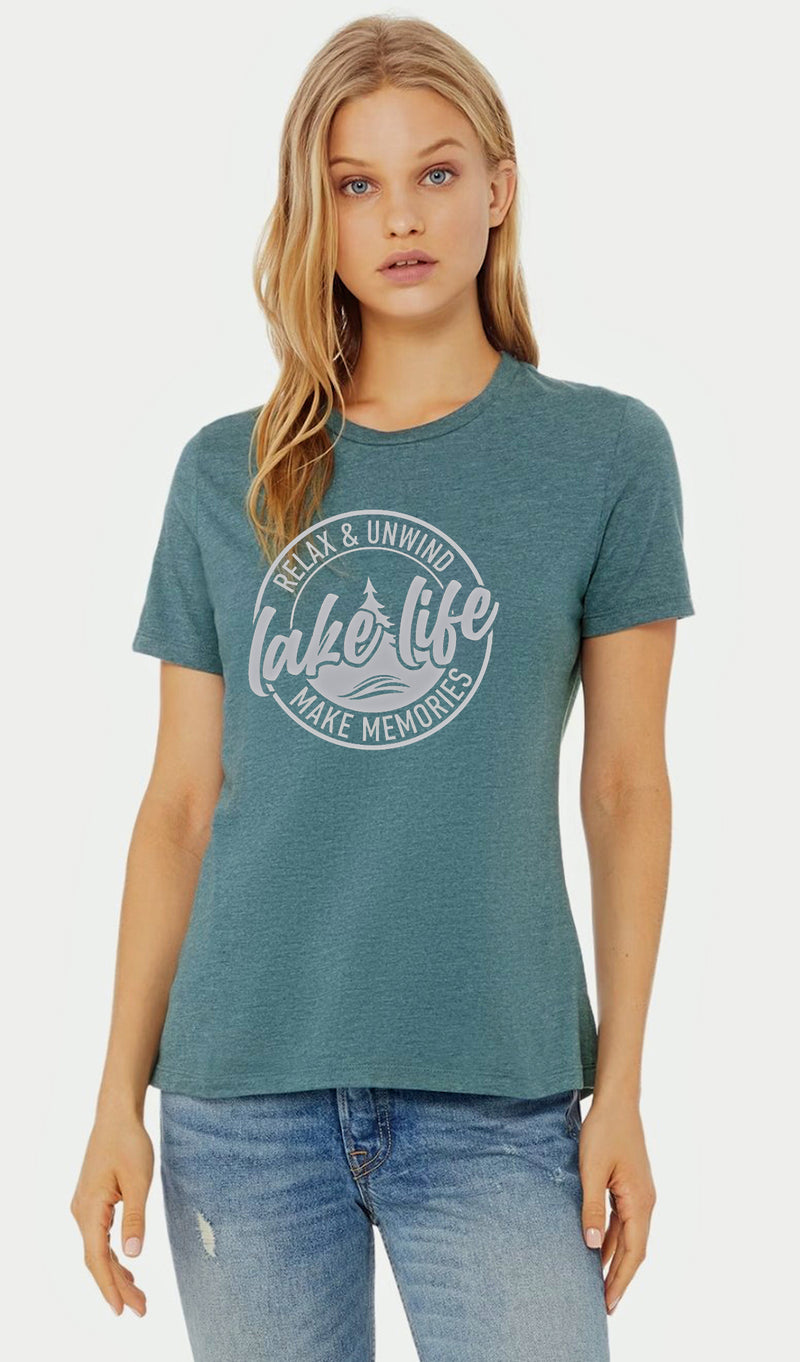 Ladies Lake Life T Shirt