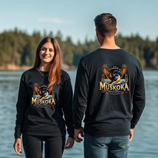 Lake Muskoka Unisex Long Sleeve Dtf T Shirt