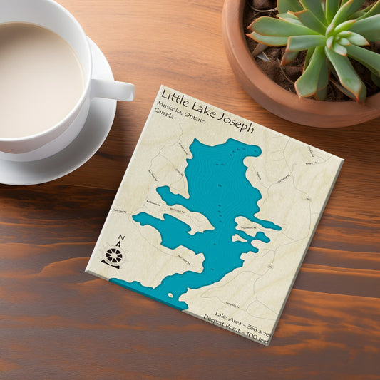 Little Lake Joseph Map Coaster