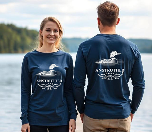 Anstruther Lake Unisex Long Sleeve Loon T Shirt