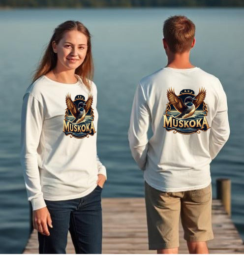 Lake Muskoka Unisex Long Sleeve Dtf T Shirt