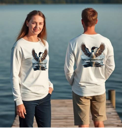 Lake Vernon Unisex Long Sleeve Dtf T Shirt