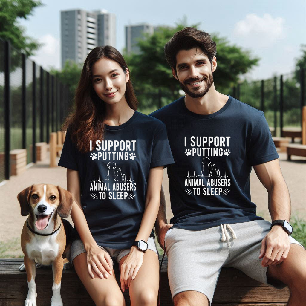 "Stand Up Against Animal Cruelty" T Shirt