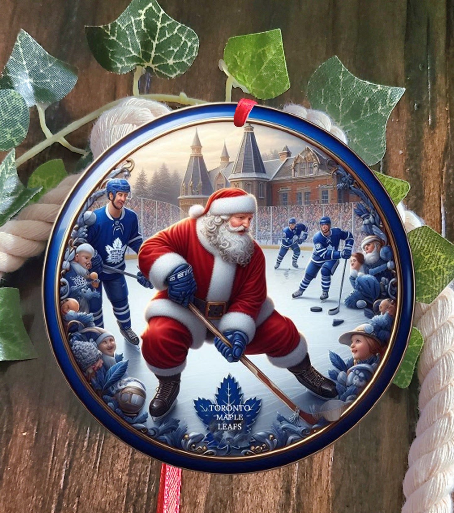 Ontario Santa Tree Ornament