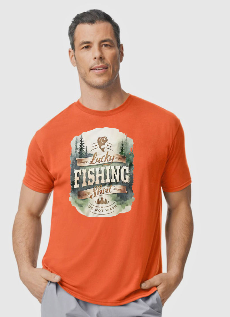 Unisex Lucky Fishing Shirt T Shirt