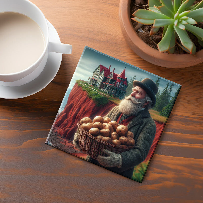 Prince Edward Island Santa Coaster