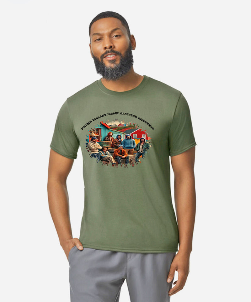 Unisex Prince Edward Island  Gangster Lifestyle T Shirt