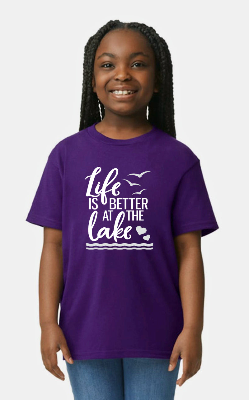 Unisex Youth Life Is Better At The Lake T Shirt