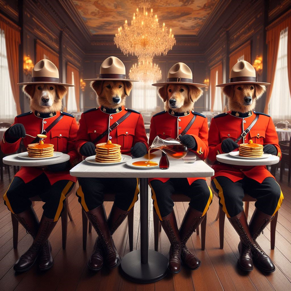 Quebec RCMP Canvas Print