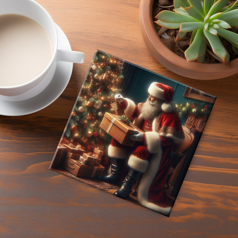 Santa Coaster