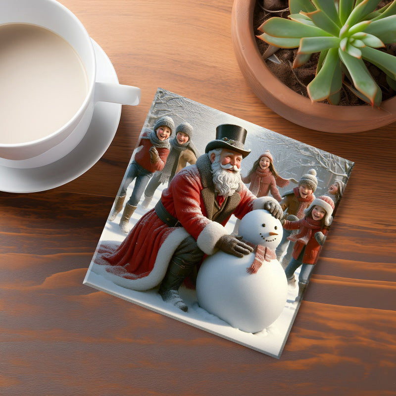 Santa Coaster