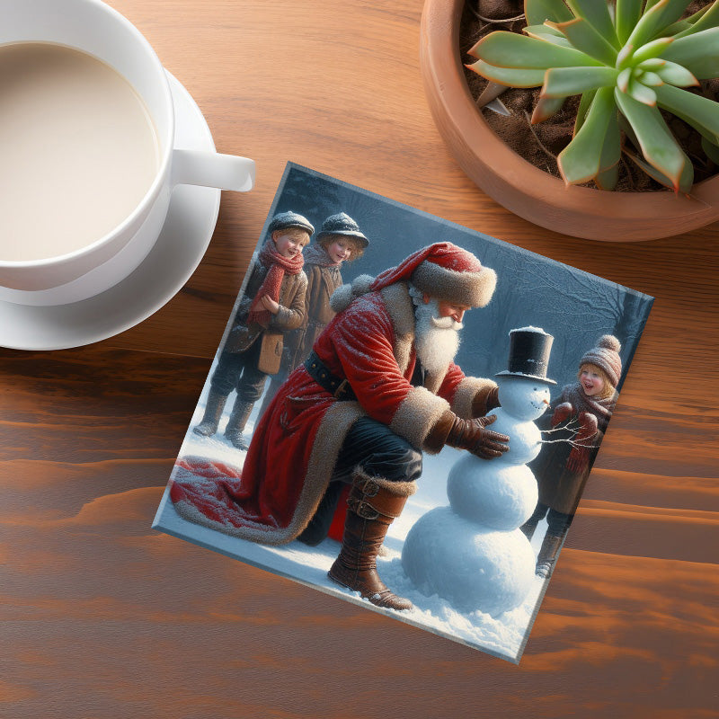 Santa Coaster