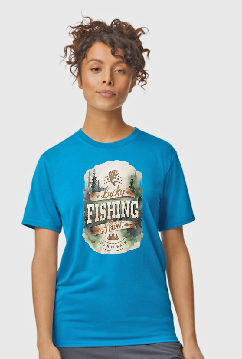 Unisex Lucky Fishing Shirt T Shirt