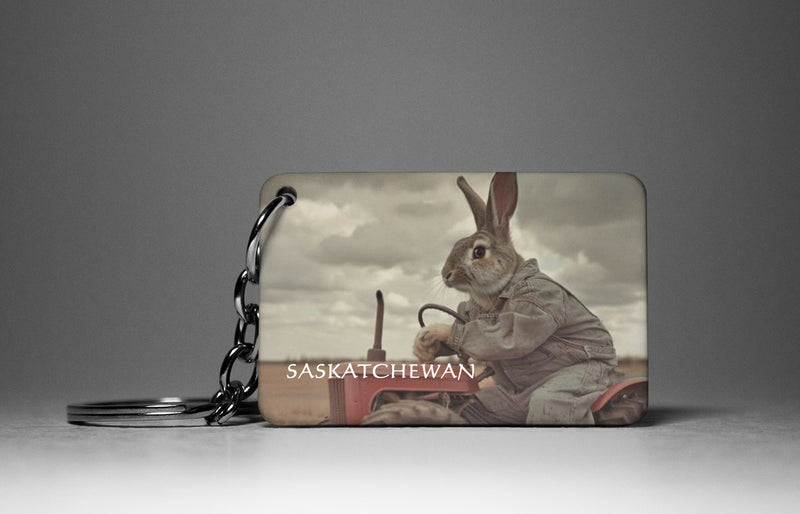 Saskatchewan Bunny Keychain