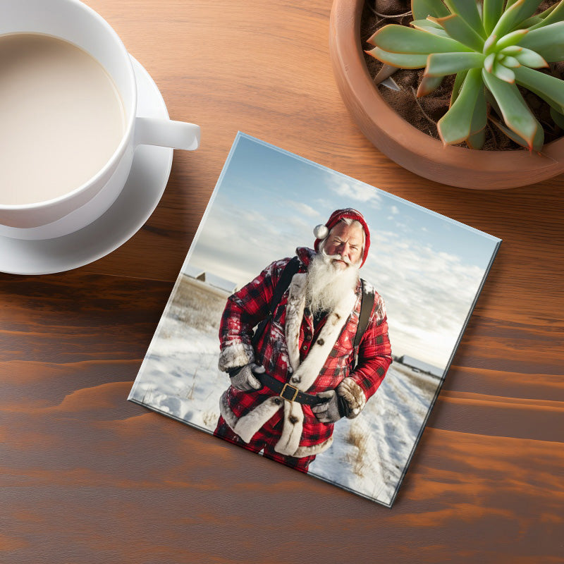 Saskatchewan Santa Coaster