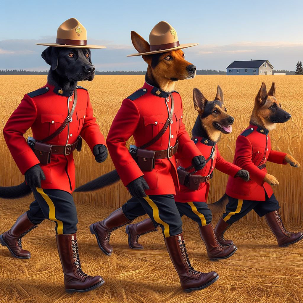 Saskatchewan RCMP Canvas Print