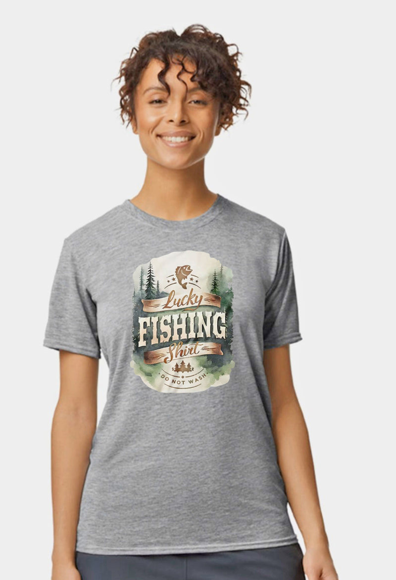 Unisex Lucky Fishing Shirt T Shirt